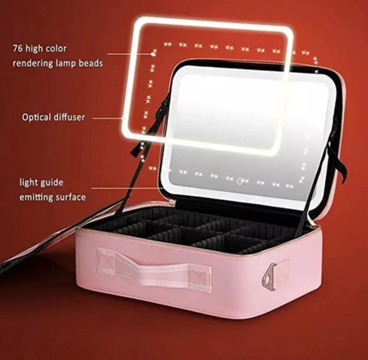 BOLSA COSMETIQUERA CON LUZ